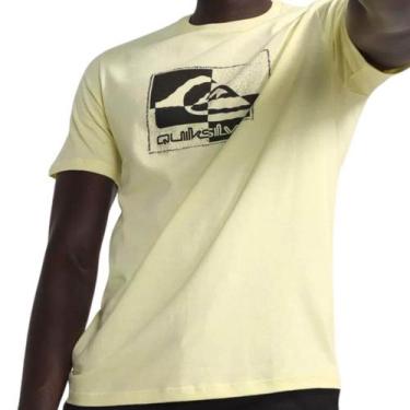 Imagem de Camiseta Quiksilver Torn And Frayed - Amarelo Claro