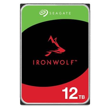 Imagem de Seagate Disco rígido interno IronWolf 12TB NAS – CMR 3,5 polegadas SATA 6Gb/s 7200 RPM 256MB Cache para armazenamento conectado à rede RAID (ST12000VNZ008/ST12000VN0008)