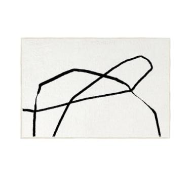 Imagem de Tapete decorativo leve para sala de estar, material de lã, tapetes de grande área, cabeceira de quarto, 8,80x120cm(31,4x47 pol.)