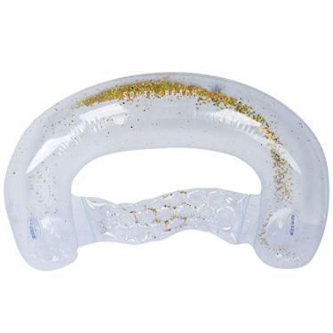 Imagem de Colchões de ar de piscina, colchões de ar de piscina duráveis ​​e ecológicos para crianças e adultos(Lantejoulas douradas)