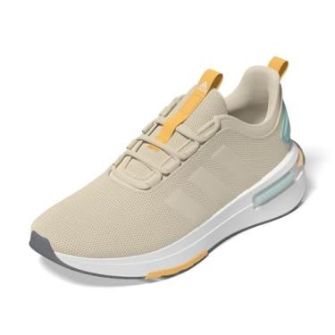 Imagem de Adidas Tênis feminino Racer Tr23, Branco Maravilha/Branco Maravilha/Semi Flash Aqua, 39