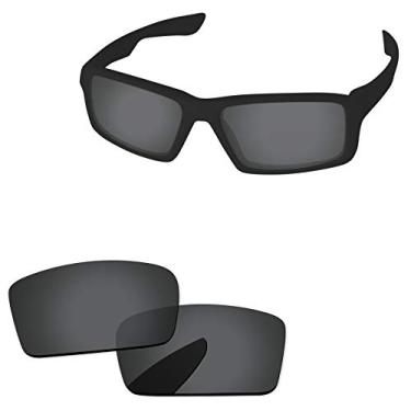 Imagem de PapaViva Lentes de substituição para óculos de sol Oakley Twitch preto e cinza