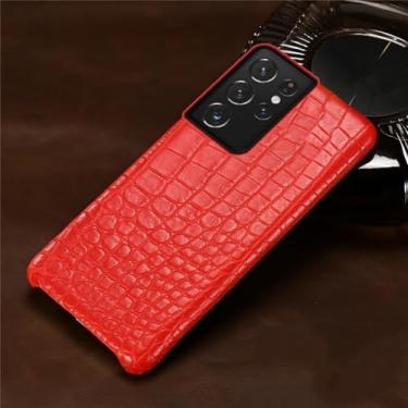 Imagem de Capa de couro fosco para telefone, para Samsung Galaxy S21 Ultra S20 FE S10 S21 Plus Note 20 Ultra A71 A72 A51 A52, Vermelho 2, para S20 FE (4G,5G)