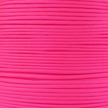 Imagem de Pulseira de sobrevivência de paraquedista 3 em 1 com fivela e bússola de emergência – Disponível em e tamanhos de pulso 7, 8, 9 (rosa neon, 17,7 cm)