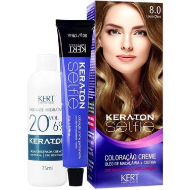 Imagem de Kit 2 Keraton Selfie 8.0 - Louro Claro 50G - Kert