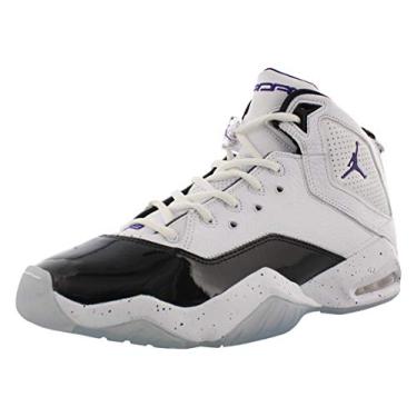 Imagem de Tênis de basquete masculino Nike Jordan B'loyal Hi Top 315317-115, White/Court Purple-black, 9