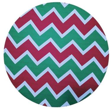 Imagem de Kit 4 Capas Sousplat Zigzag Natal 35cmx35cm - Nsw