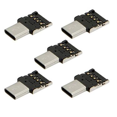 Imagem de Leitor de cartão TF CY Mini Size USB 3.0 para Micro SD SDXC com adaptador OTG Micro USB de 5 pinos para Tablet/Celular, USB-C*5set