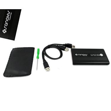 Imagem de SANOXY Combo gravador portátil USB 2.0 Slim Externo DVD ROM CD-RW com função de leitura e gravação Preto SANOXY_2.5USB_SENC4