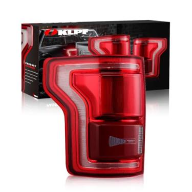 Imagem de OKLPF Luz traseira de LED com ponto cego compatível com Ford F150 F-150 F-150 2015 2016 2017, substituição HL3Z13405D, conjunto de sinal de lâmpada de freio traseiro, inclui uma caixa luxuosa, luzes