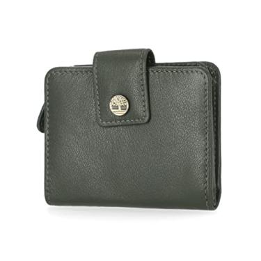 Imagem de Timberland Carteira feminina de couro RFID pequena Indexer, Folha de uva, One Size