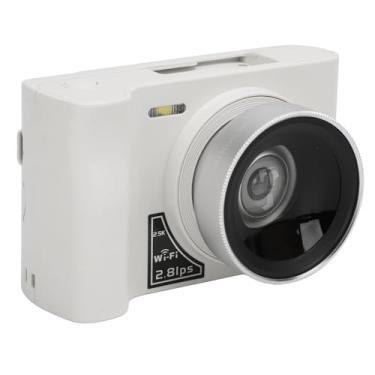 Imagem de Câmera Digital 2.5K 24MP 16x Zoom Digital MP3 Jogos WIFI Câmera Sem Espelho para Viagens (Branco)
