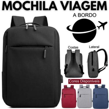 Imagem de Mochila Viagem de Bordo Escolar À Prova D'água Executiva Notebook Refo