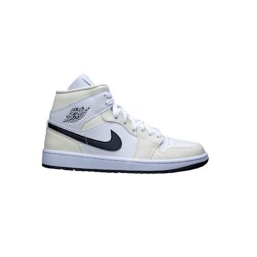 Imagem de Tênis de basquete feminino Jordan Nike Mid, Leite de coco preto, 35