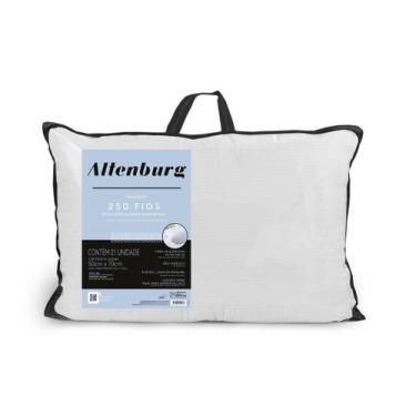 Imagem de Travesseiro Suporte Firme 250 fios Maquinetado 100% Algodão Percal Alt