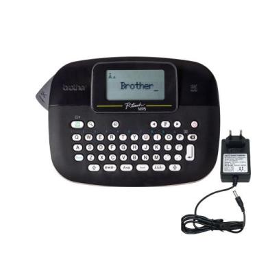 Imagem de Combo 1 Rotulador Eletrônico Preto Ptm95bk + Fonte 9v 2a - BROTHER