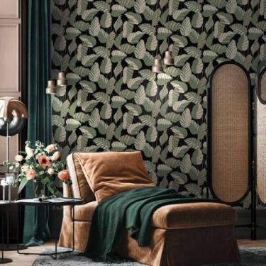 Imagem de Papel de Parede Antigua Folhagem Verde 390942AG - AS CREATION