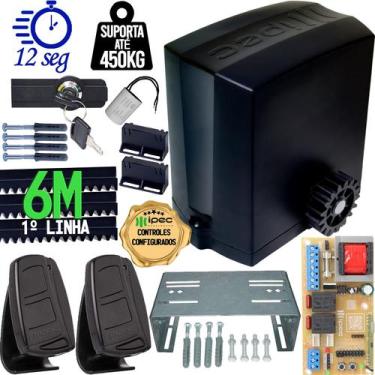 Imagem de Motor Portão Correr Automatizador 1/4 CV Deslizante DZ 450kg 440W 220V