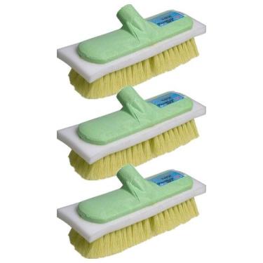 Imagem de Vassoura Lava Ônibus Nylon Com Espuma Rosca 22mm - 3 Peças - Odim