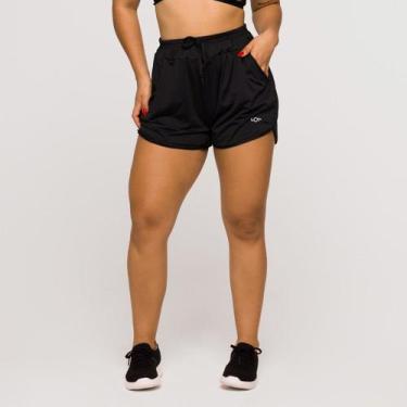 Imagem de Short Soltinho com Bolso Feminino Esportivo Academia para Co - LOT FIT