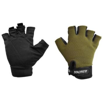 Imagem de Luva De Pesca Sem Dedos Luva de Bike Tiro Esportivo Antiderrapante Alb