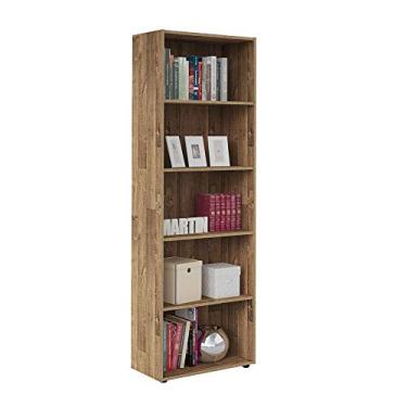 Imagem de Estante Livreiro com 5 nichos MULTY cor Rustico - Artely