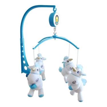 Imagem de Móbile Musical Unicórnio Azul Para Berço Kitstar