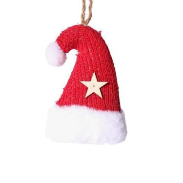 Imagem de Gorro Pendente Em Pelúcia E Tricô Tok Da Casa-Pç