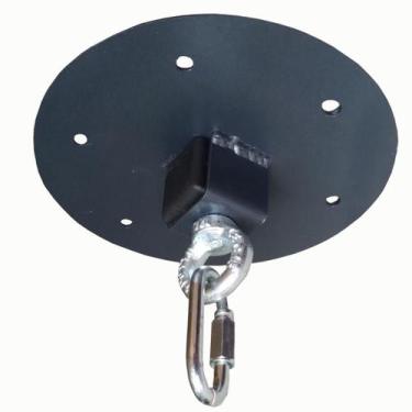 Imagem de Mosquetão Giratório Teto Para Cadeira Balanço Redondo - Tudomix