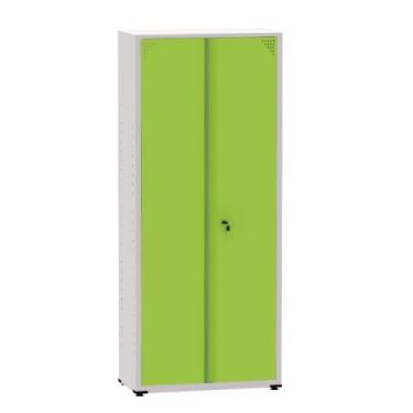Imagem de Armário de Aço Montável Econômico Ap409sl Pandin 1,93 m Cinza e Verde 