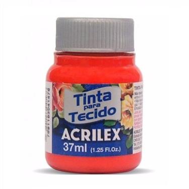 Imagem de Tinta de Tecido Acrilex 37 ml Vermelho Fogo