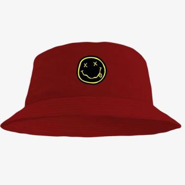 Imagem de Boné Chapéu Bucket Hat Estampado Emoji - MP Moda Masculina, Único, Ver