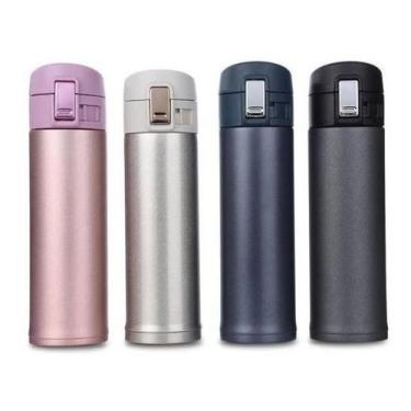Imagem de Garrafa Termica inox vácuo c/ fast click conserva água café - ZEM