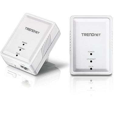 Imagem de TRENDnet Kit de adaptador Nano AV Powerline 500, inclui 2 adaptadores TPL-406E, compatível com Powerline 600-500-200, Windows 10, 8.1, 8, 7, Vista, XP, instalação Plug & Play, branco, TPL-406E2K