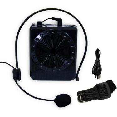 Imagem de Megafone Amplificador Profissional Voz Microfone Professor - Smart