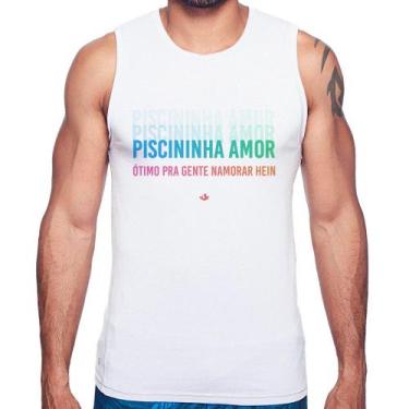 Imagem de Regata Piscininha amor, ótimo pra gente namorar hein - Foca na Moda, B