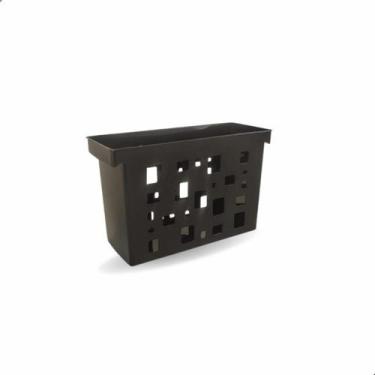 Imagem de Caixa Arquivo Para Pasta Suspensa Organizador Preto Dello