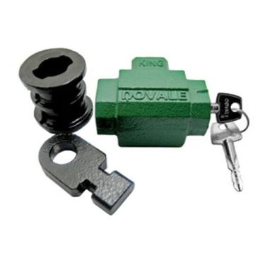 Imagem de Cadeado Solo p/ Porta Aço Dovale King 3 Segredos Iguais-