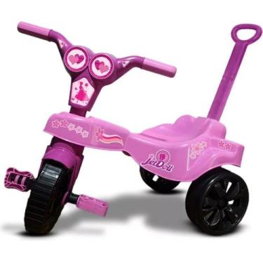 Imagem de Triciclo Infantil Jet Doll com Empurrador Kepler