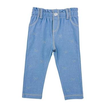 Imagem de Calça Cotton Denim Meninas/ Bebê  - Gumi Confecções, 3, Azul