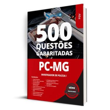 Imagem de Caderno de 500 Questões PC MG Investigador de Polícia I  - EDITORA SOL