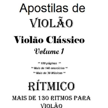Imagem de Métodos de ViolãoViolão Clássico Vol 1 + Manual de Ritmos - Academia d