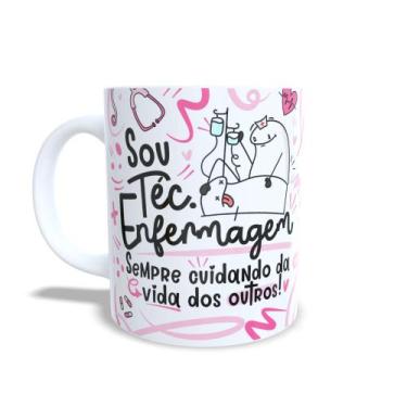 Imagem de Caneca Flork Profissões - Sou Técnico Enfermagem - Jlssublimação, Rosa