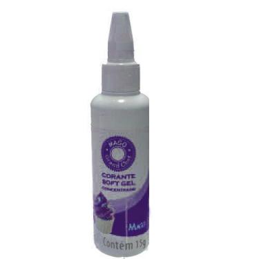 Imagem de Corante SoftGel Violeta 15g Mago