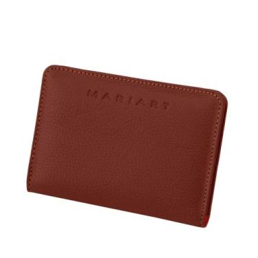 Imagem de Carteira Mariart Garnet Feminina De Couro Bovino Legítimo