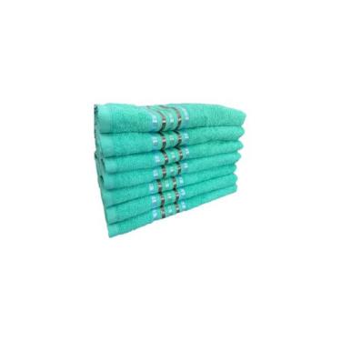 Imagem de Toalhas de Banho Popular 68x1,35cm: verde claro - G&D Mega Shop