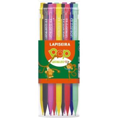Imagem de Lapiseira 0.5MM POP 6 Cores Pote com 24 - Leonora