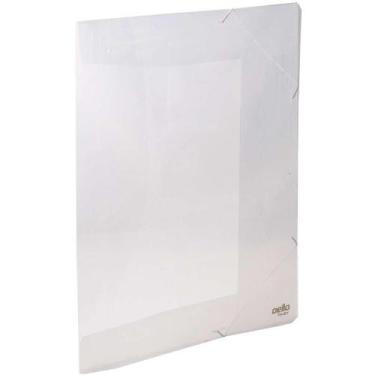 Imagem de Pasta ABA Elástica Plástica A3 Cristal TOP Line  Pacote com 05 Unidade