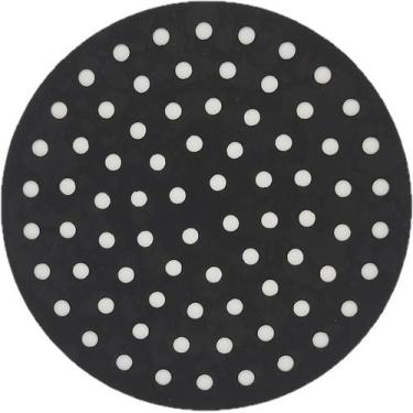 Imagem de Protetor Tapete Redondo Silicone Airfryer Universal - GEDEX, Preto