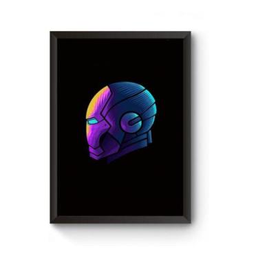 Imagem de Poster Moldurado Iron Man Quadro - Fanarte
